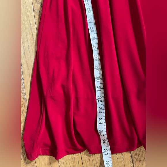 Lauren Ralph Lauren petite size small red dress with 3/4 sleeves - Picture 10 of 10